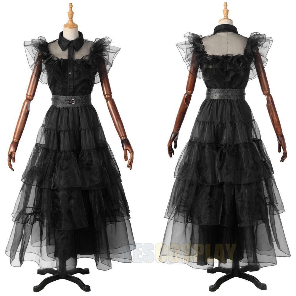Wednesday Addams Cosplay Costumes The Addams Family Cosplay Dress