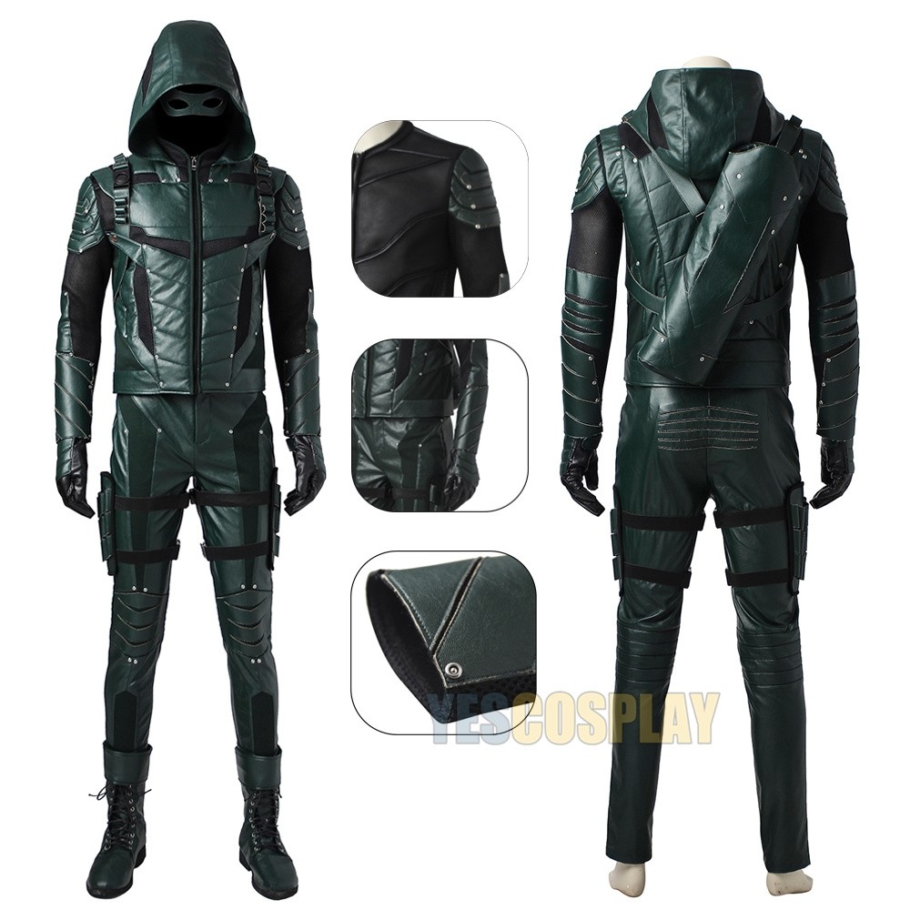 Arrow Season 5 Costume Oliver Queen Cosplay Suit