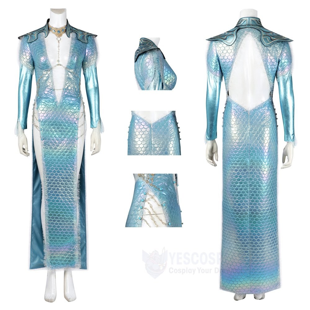 Baldur's Gate 3 Wavemother Robe Cosplay Costumes