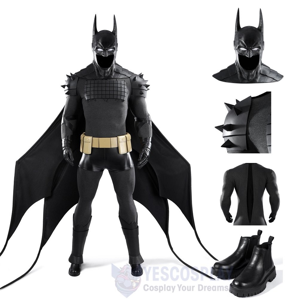 Absolute Dark Knight Bruce Wayne Cosplay Costume Premium Suit