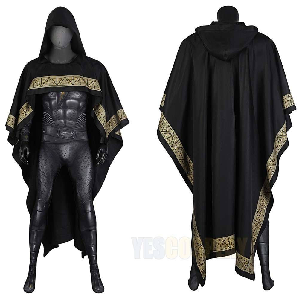 Black Adam Cosplay Costume Teth Adam Cosplay Jumpsuits