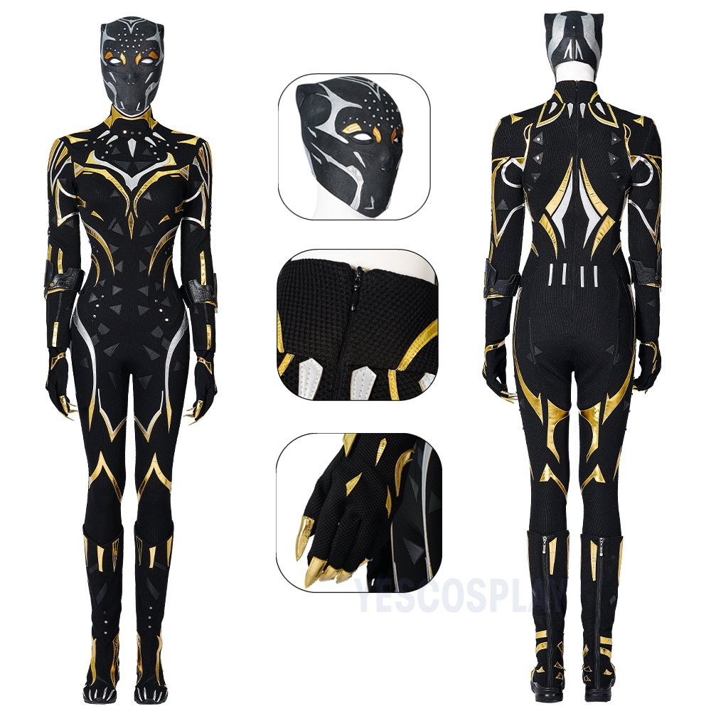 Black Panther Wakanda Forever Shuri Cosplay Costumes Halloween Suits