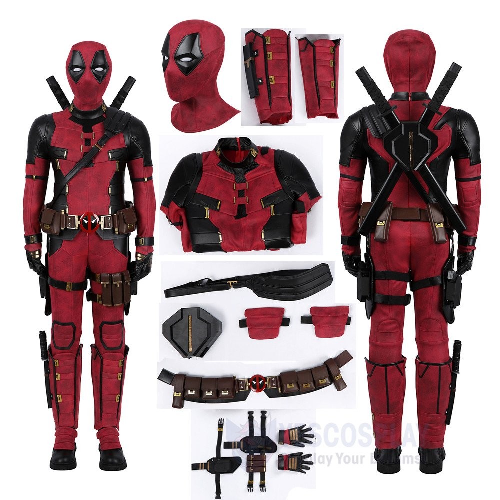 Wade Wilson Kids Cosplay Costumes Deadpool 3 Top-Level Halloween Outfit