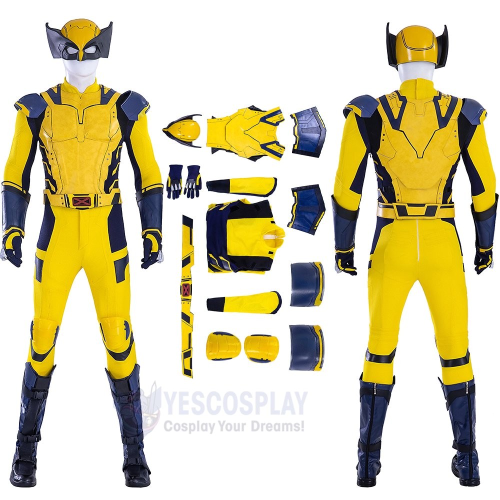 Deadpool 3 Wolverine Cosplay Costume Upgraded Version Adult Halloween Suit