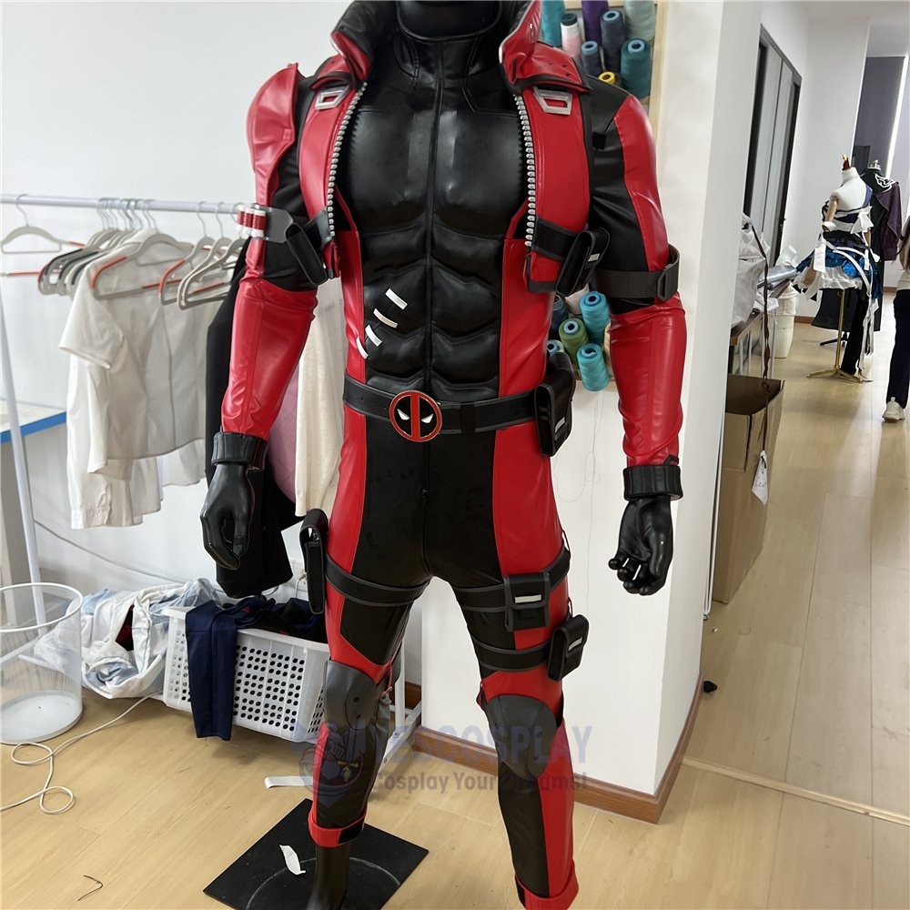 Wade Wilson Deadpool Marvel Rivals V2 Cosplay Costume Full Set