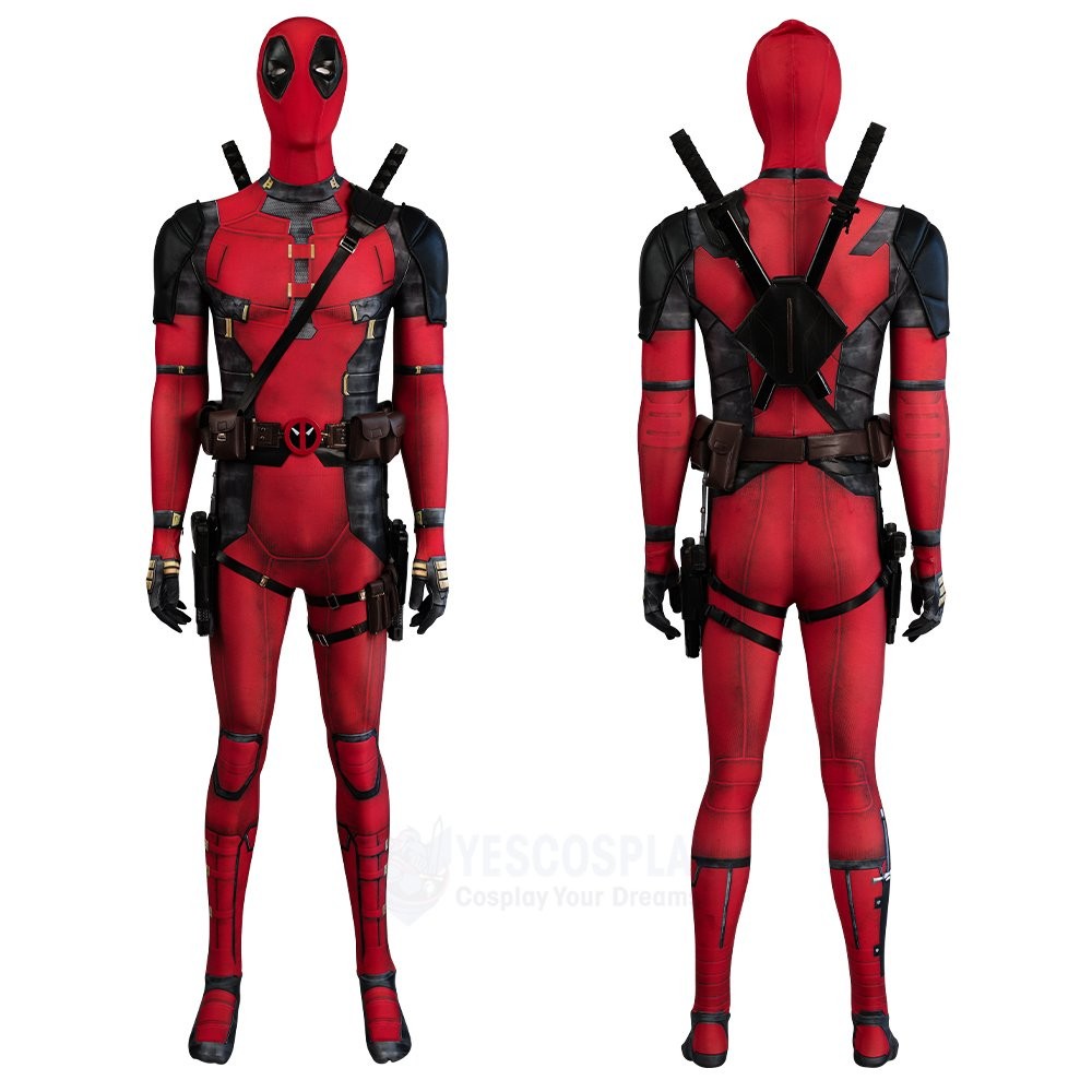 Wade Wilson BodySuits Cosplay Costumes Deadpool and Wolverine Style