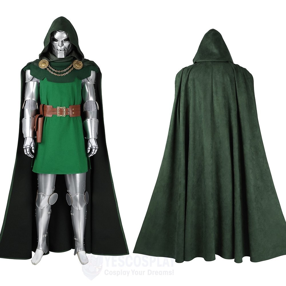 Doctor Doom Cosplay Costumes Fantastic Four Version 2 Halloween Suits