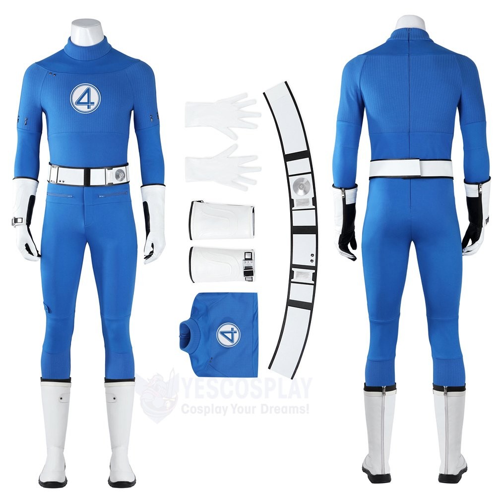 Reed Richards Mister Fantastic Cosplay Costumes The Fantastic Four First Steps Suits