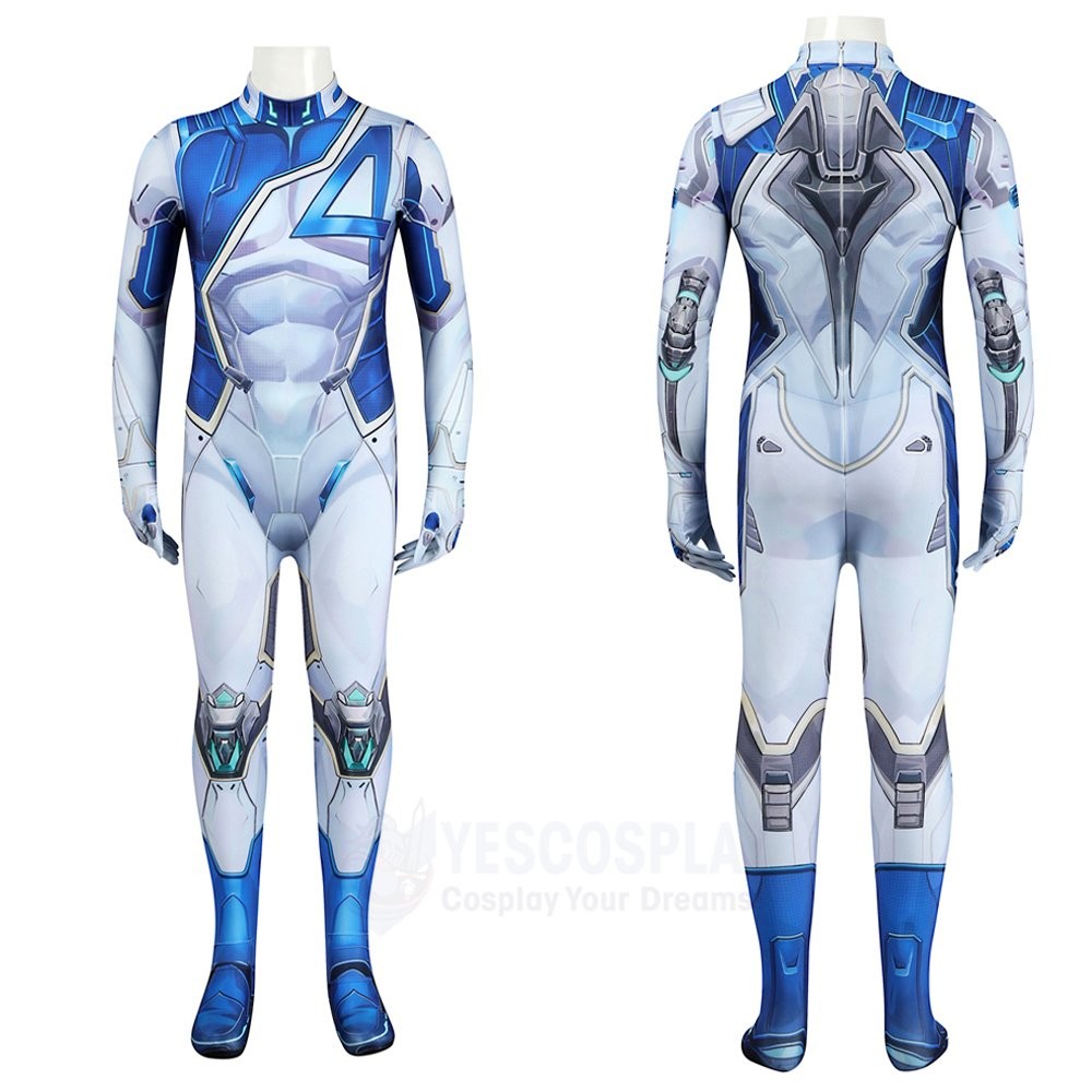 Mister Fantastic Spandex Cosplay Costumes for Kids Rivals Superhero Gift