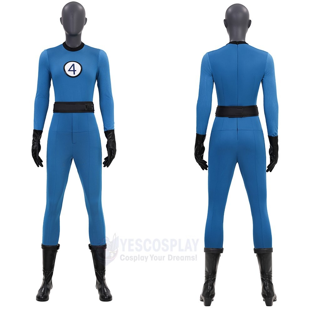 Fantastic Four Sue Storm Invisible Woman Cosplay Jumpsuit