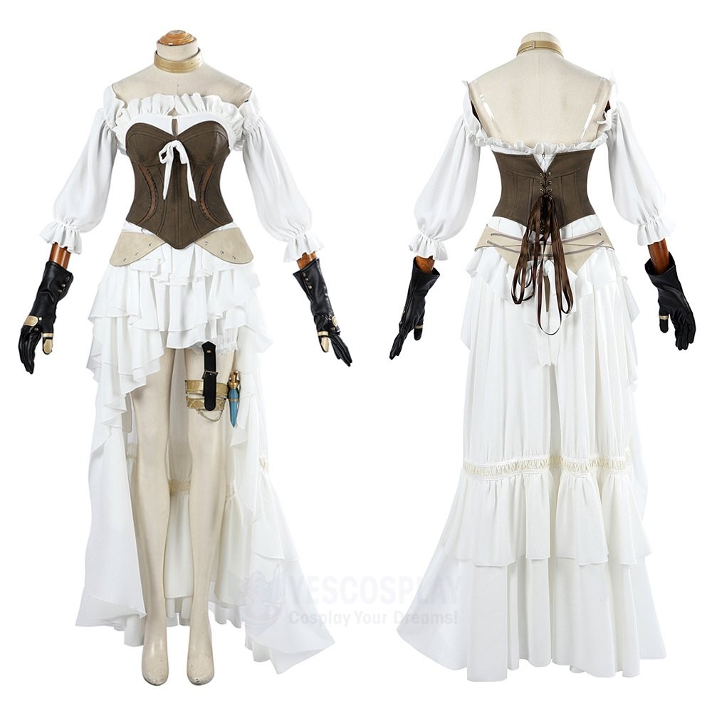 Healing White Cosplay Costumes Final Fantasy XIV Ishgard Robe