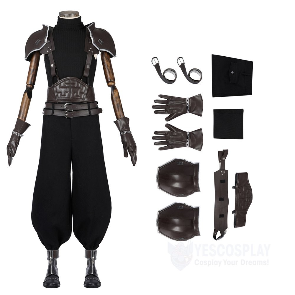 Final Fantasy 16 Rebirth Costumes Zack Fair Halloween Costumes