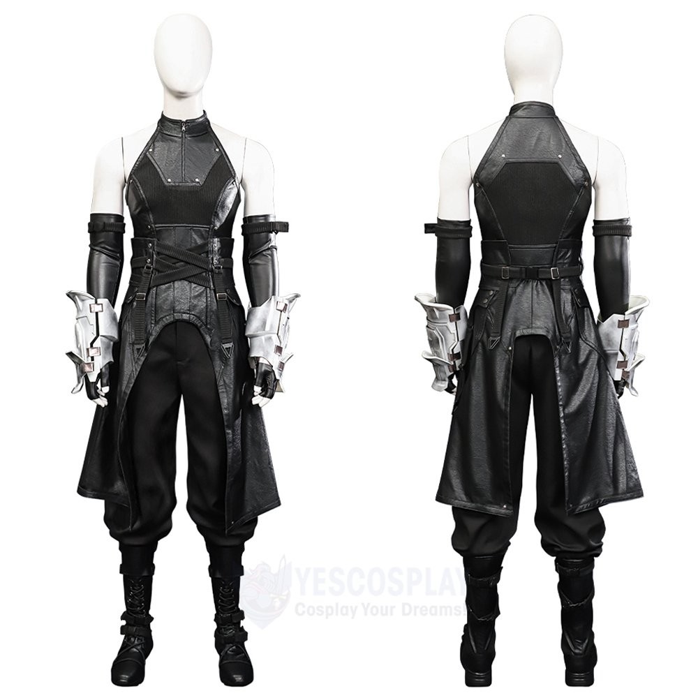 Sephiroth EdgedWings Training Garb Cosplay Costumes Final Fantasy VII Game Suits