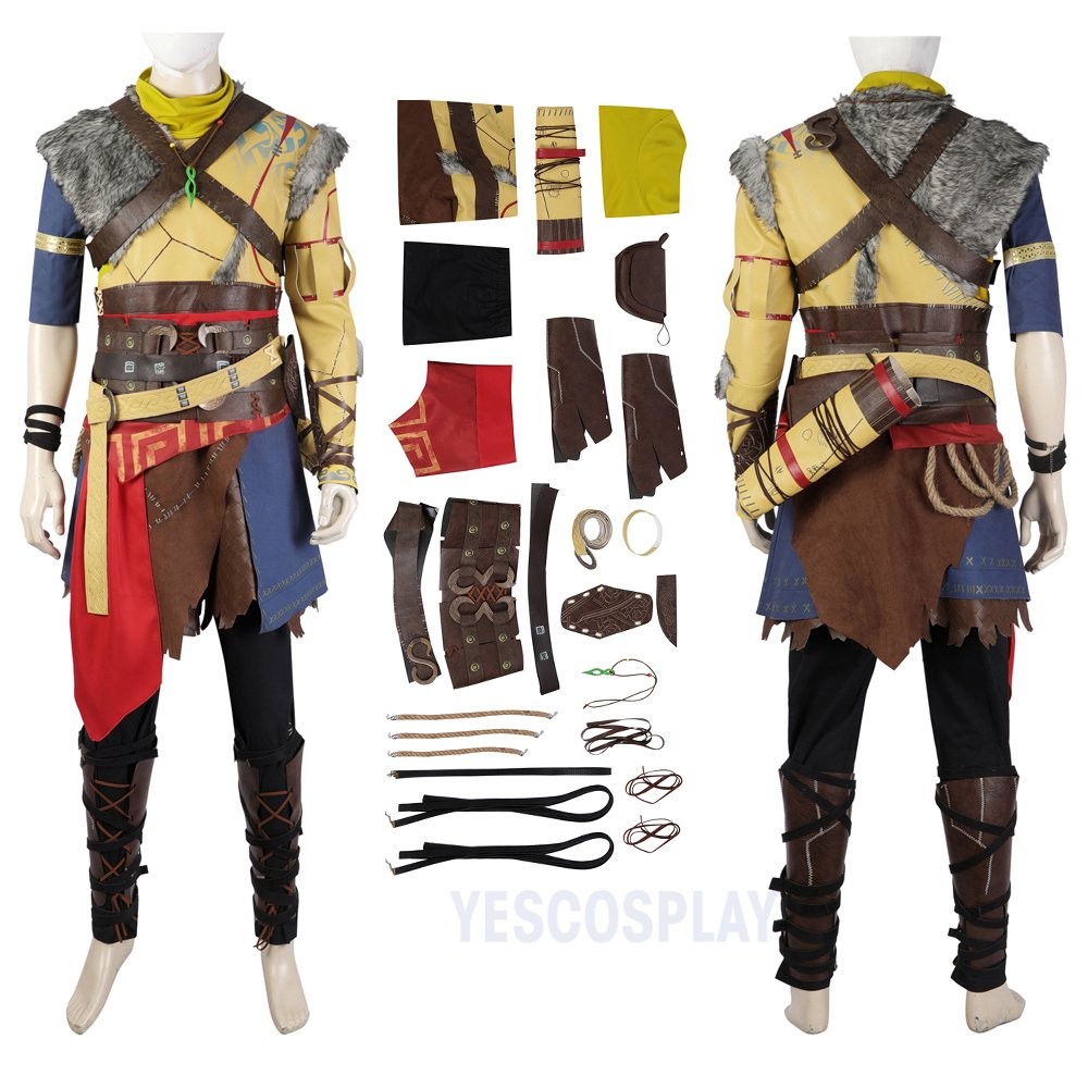 God of War Ragnarok Atreus Cosplay Costumes For Halloween