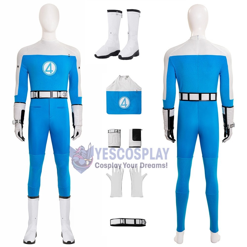 The Fantastic Four 2025 "First Steps" Human Torch Cosplay Costume Cotton Jumpsuit