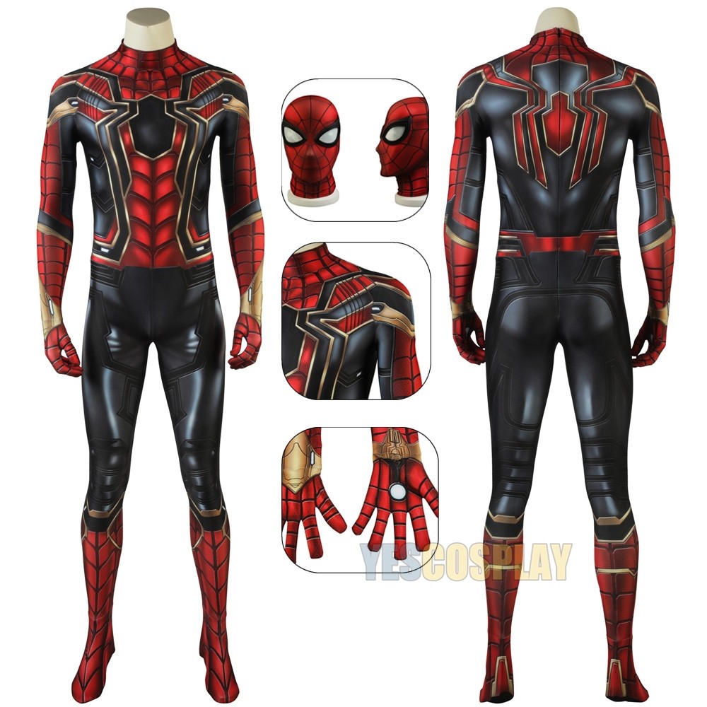 Iron Spider-Man Suit Spider Man 3D Printed Cosplay Costume