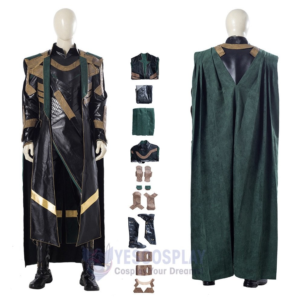 Loki Odinson TVA Variant Loki Series 2021 Cosplay Costume