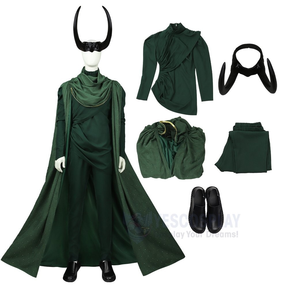 Loki 2 God of Stories Halloween Cosplay Costume