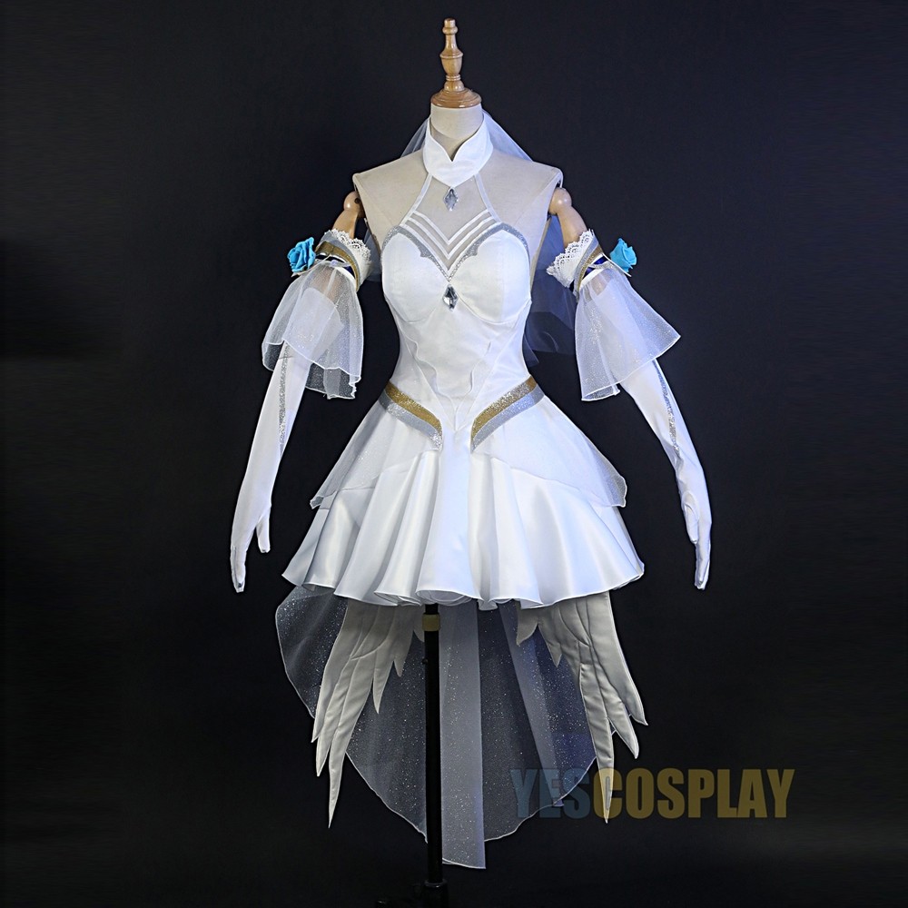 LoL Crystal Rose Lux Skin Cosplay Costumes