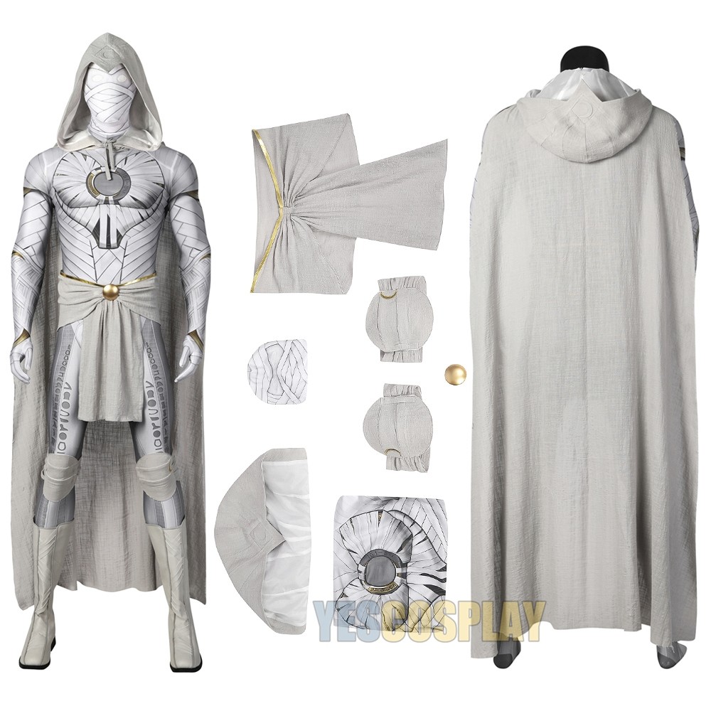 Moon Knight Cosplay Costume Marc Spector Spandex Printed Jumpsuit