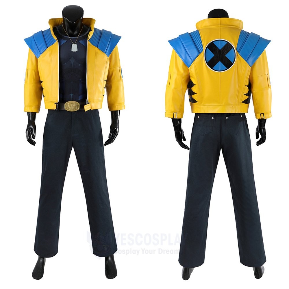 Wolverine Yellow Cosplay Costumes Rivals Men's Classic Superhero Suits