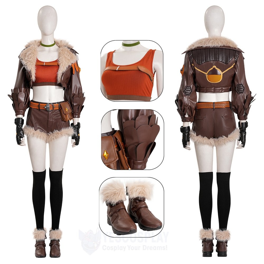 Squirrel Girl Cosplay Costumes Doreen Green Rivals Halloween Look