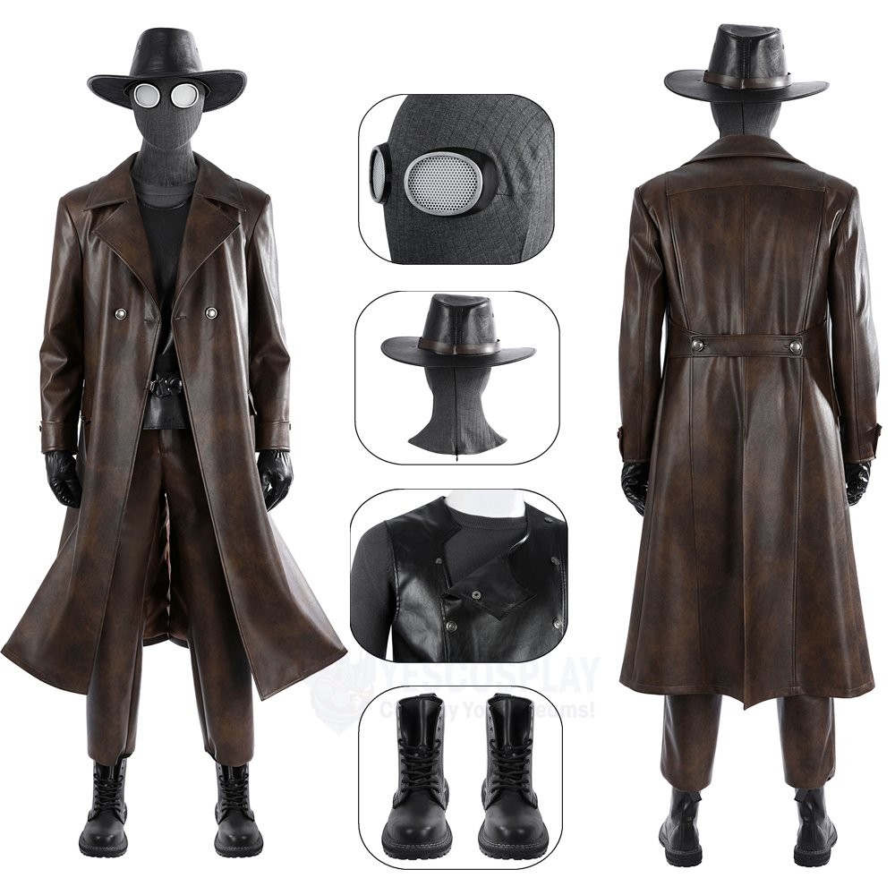 Spider-Noir Cosplay BodySuits Spider-Man Halloween Costume