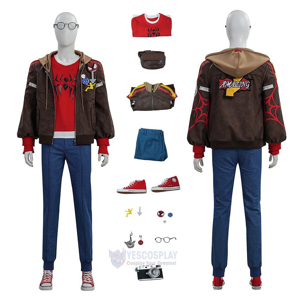 Peter Parker The Photographer Spider-Man Rivals Cosplay Costume
