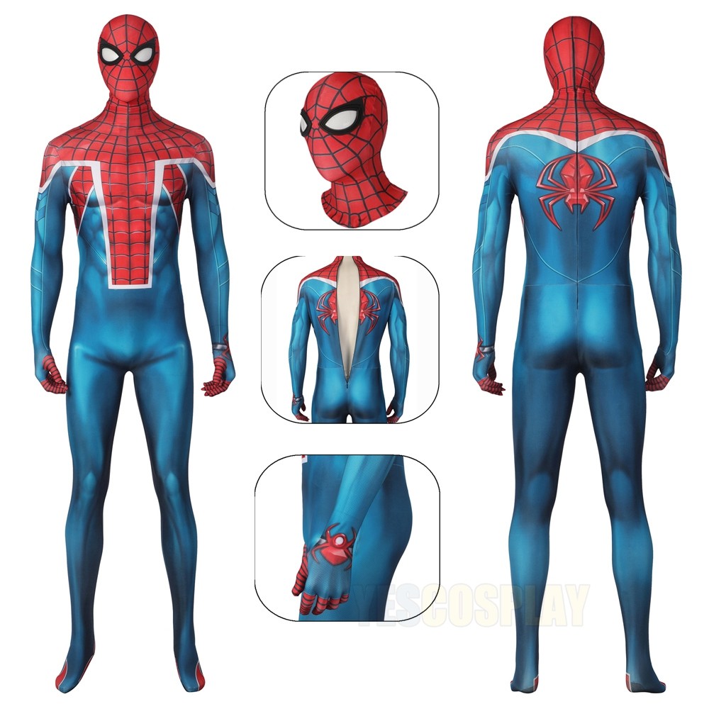 Adults Spider-UK William Braddock Costume Spiderman Jumpsuit