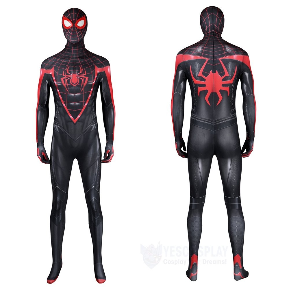 Spider-Man PS4 Miles Morales Cosplay Costume Jumpsuit