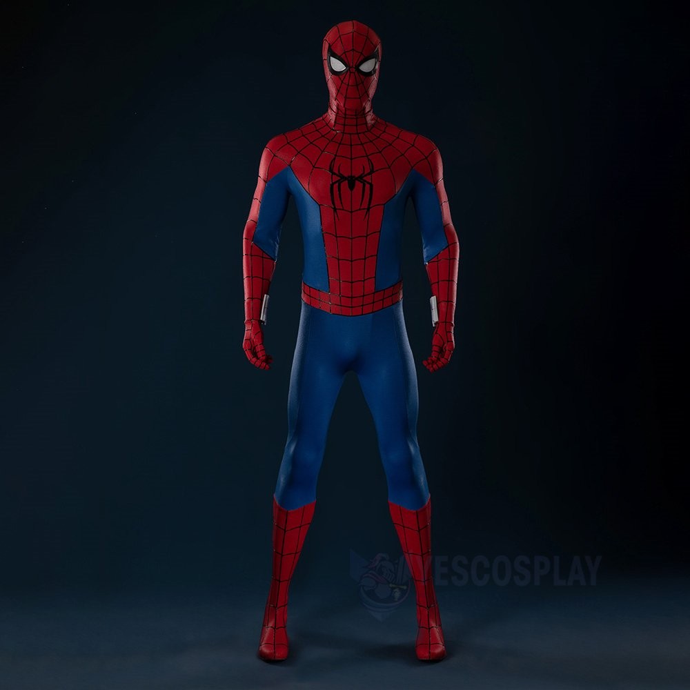 Spider-Man 4 Brand New Day Peter Parker Cosplay Costume with Mask Premium Edition