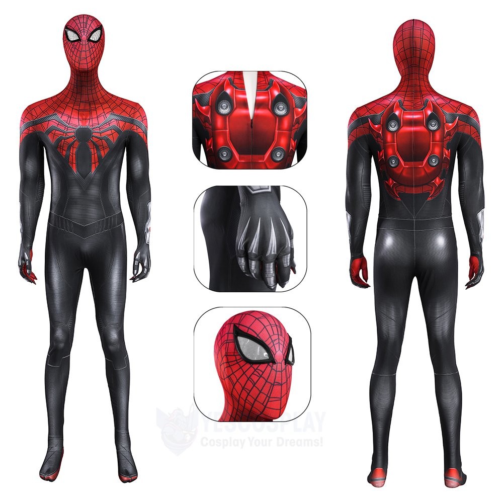 Peter Parker Superior Spider-Man Spider-Man 2 Game Cosplay Costume