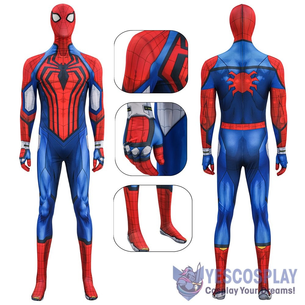 Marvel Tokon Fighting Souls Spider-Man Cosplay Costume Jumpsuit Game Edition