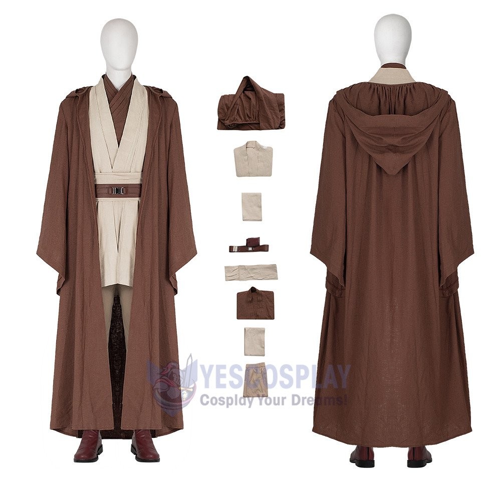 Ewan McGregor Obi-Wan Kenobi Star Wars Episode III Cosplay Costume
