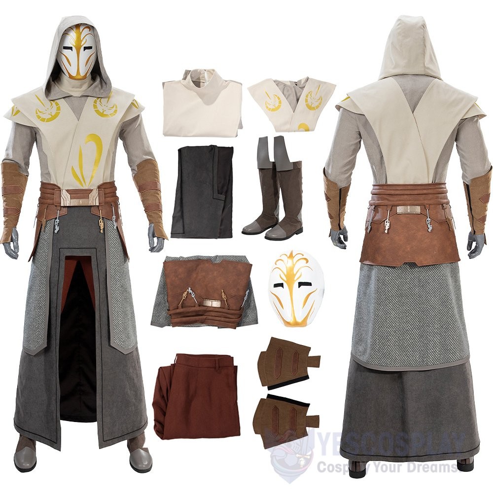 Star Wars Jedi Temple Guard Cosplay Costume Galaxy of Heroes Suit