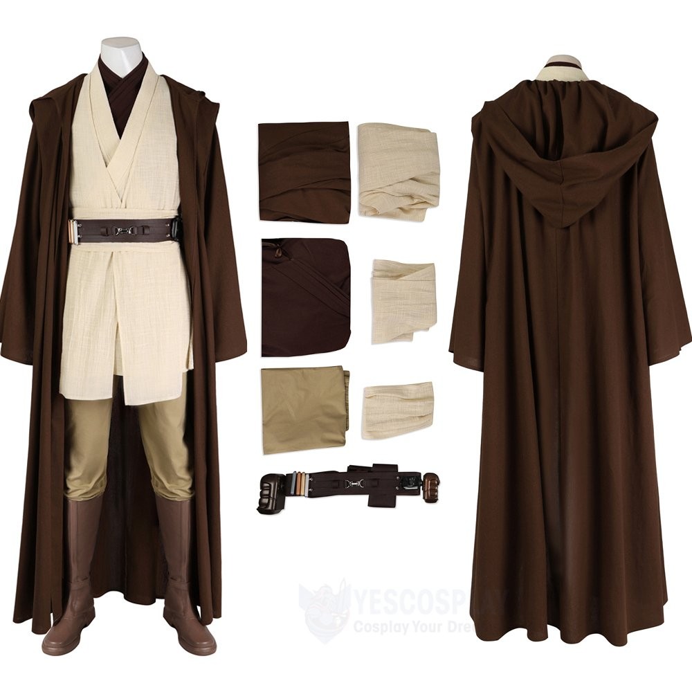 Star Wars Episode III Revenge of the Sith Obi-Wan Cosplay Costumes