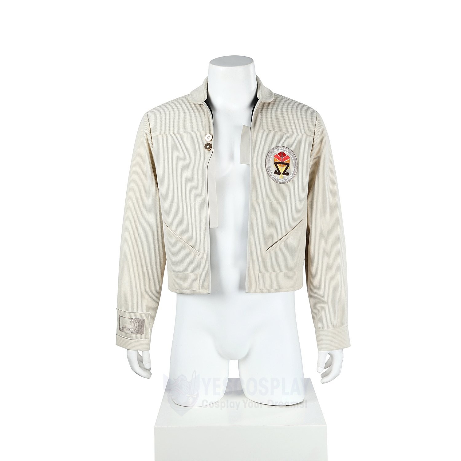 Skeleton Crew White Jacket Cosplay Costumes Star Wars Halloween Outfit