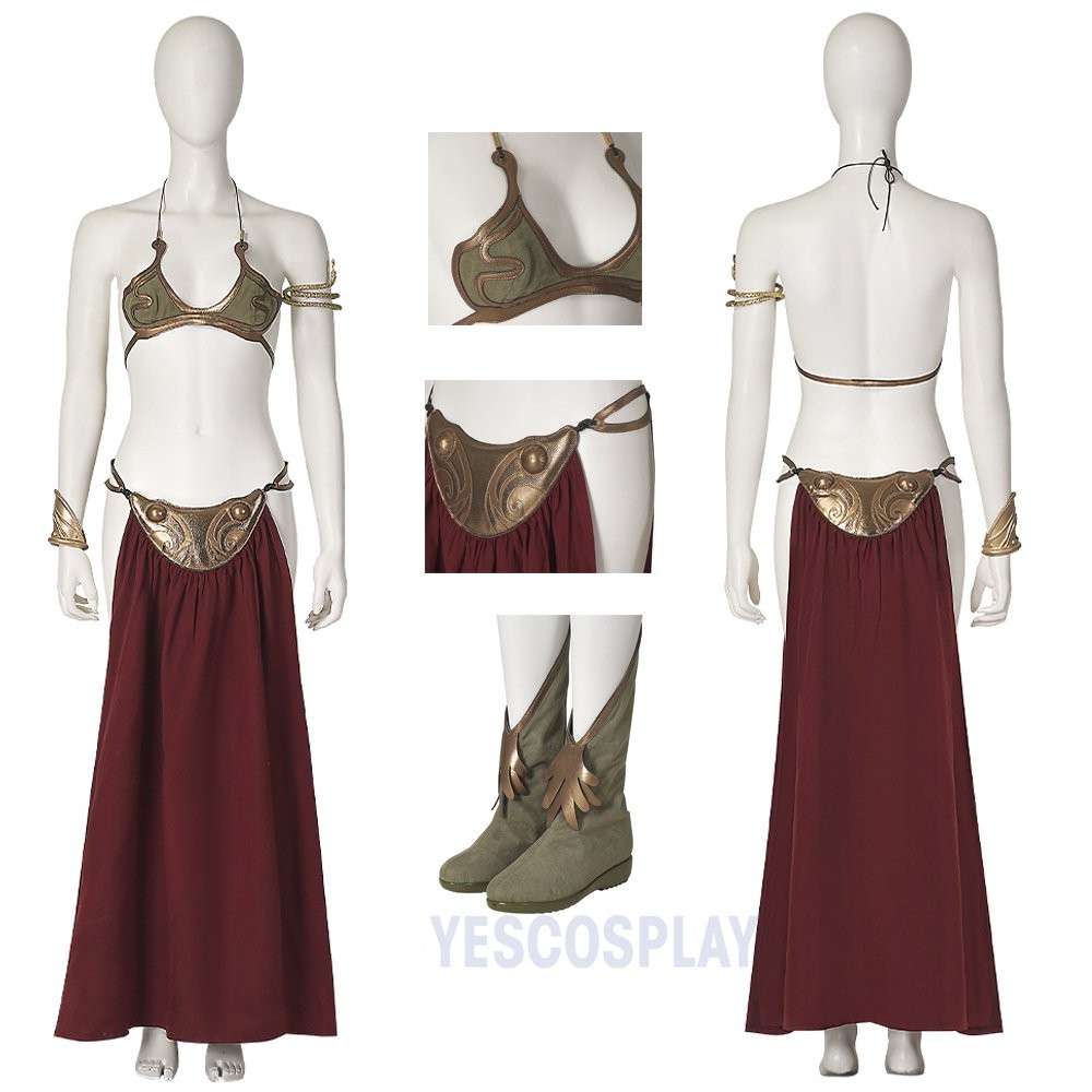 Star Wars 6 Princess Leia Cosplay Costumes Princess Leia Outfit