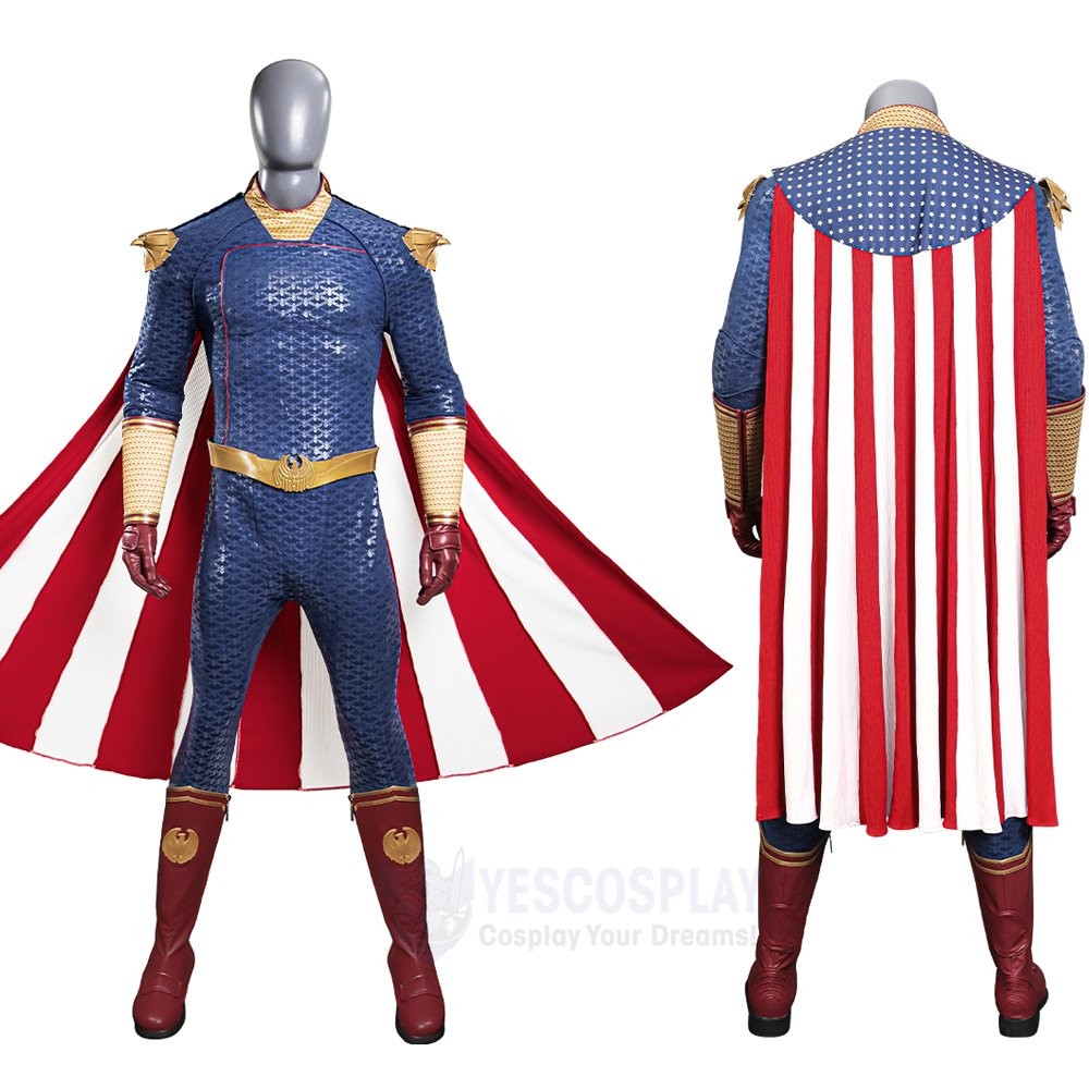Homelander Cosplay Costumes The Boys Season 4 Superhero Suits