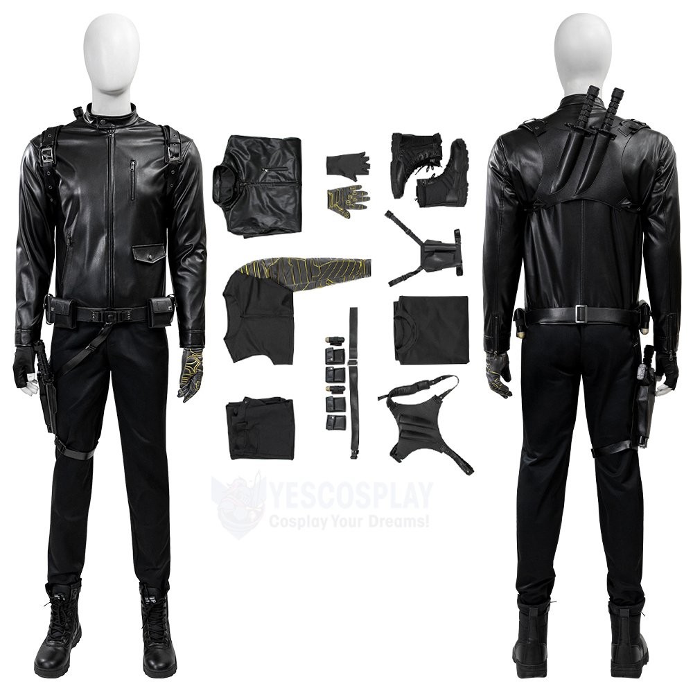 Bucky Barnes Cosplay Costumes Winter Soldier Thunderbolts Movie Outfit