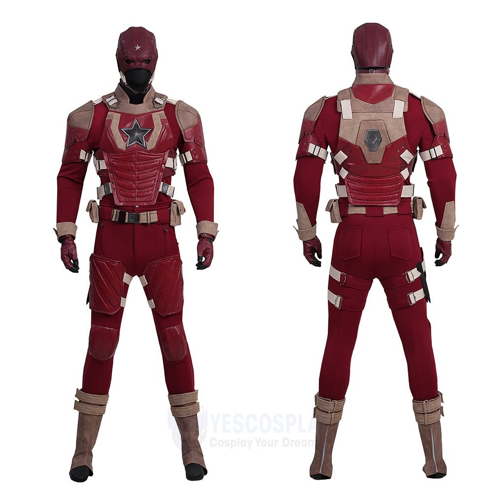 Red Guardian Leather Cosplay Costumes Thunderbolts Premium Edition
