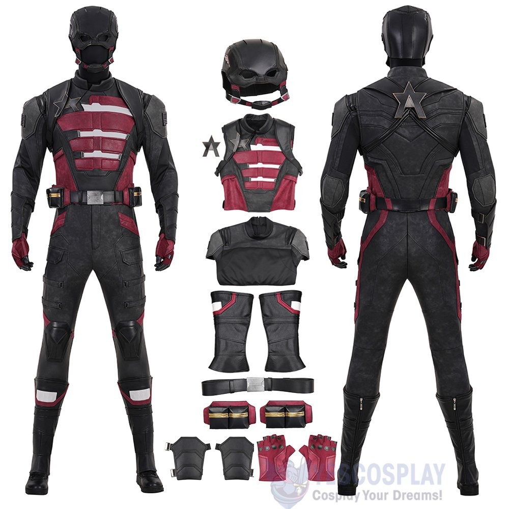 Thunderbolts US Agent John Walker Cosplay Costume Adult Halloween Outfit