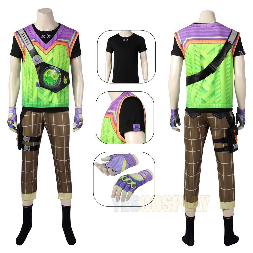 2023 VALORANT Cosplay Costumes Gekko Agent Cosplay Suits