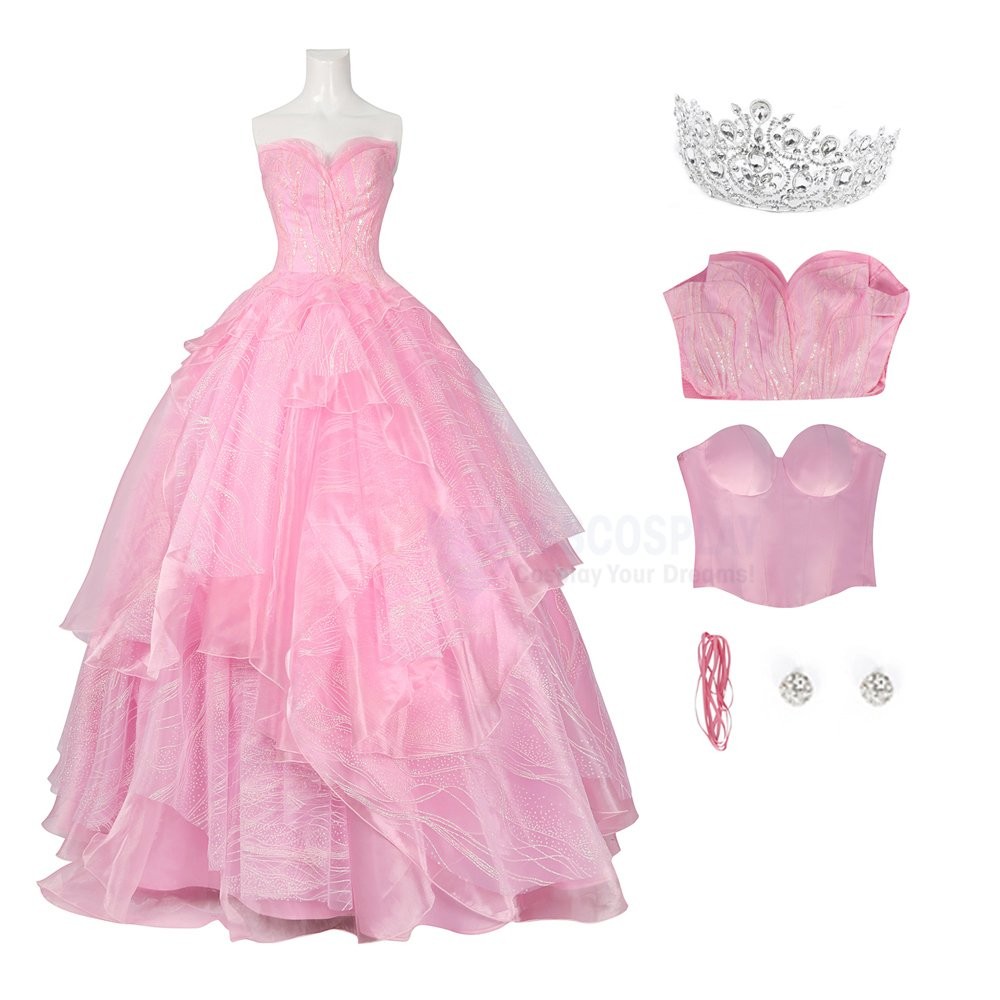 Wicked Part One Cosplay Costume Glynda Dress