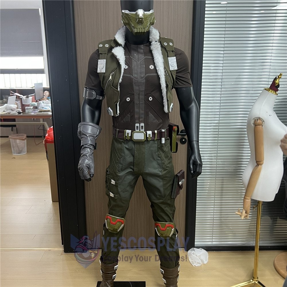 Bucky Barnes Winter Soldier Marvel Rivals Game Cosplay Costume