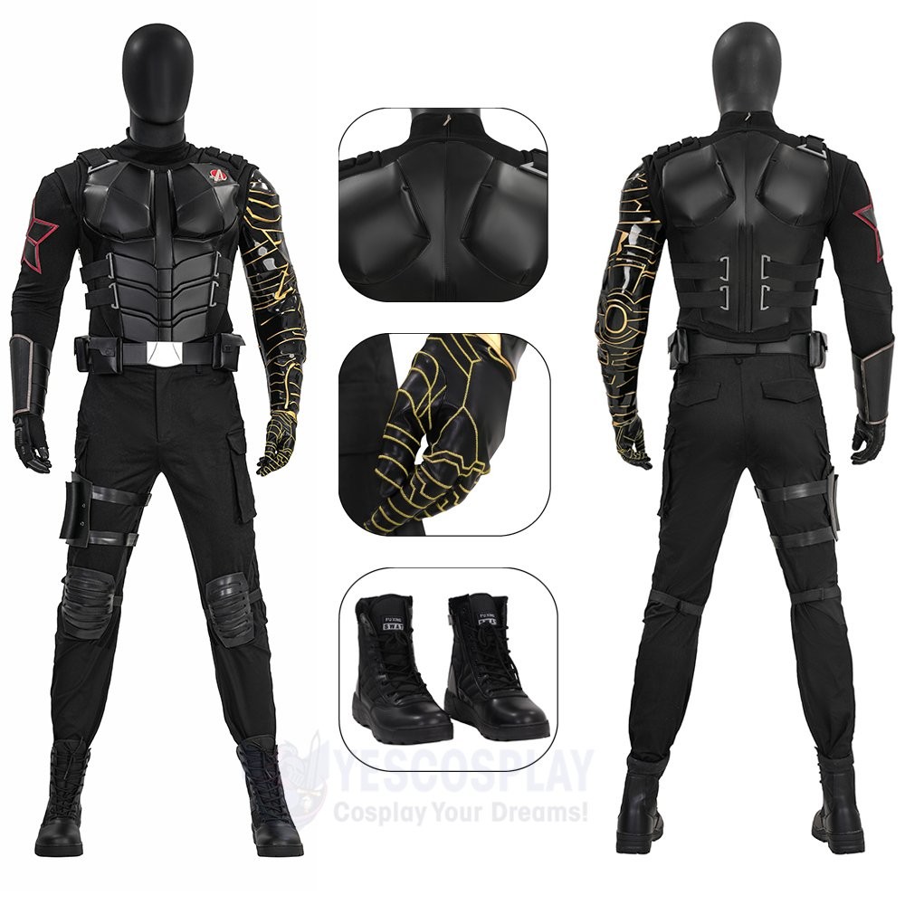 Avengers Winter Soldier Cosplay Costume