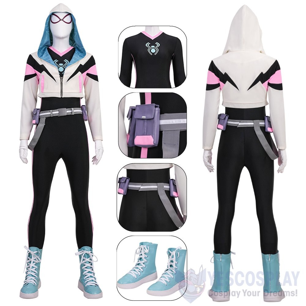Your Friendly Neighborhood Spider-Man Season 2 Gwen Stacy Cosplay Costume