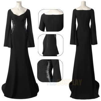 Wednesday Addams Morticia Cosplay Costumes Dress