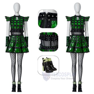 Anne Boleyn Cosplay Costumes Six The Musical Green Cosplay Suit