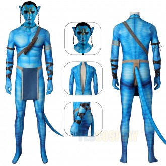 Avatar 2 The Way of Water Jake Sully Cosplay Costume